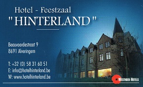 Hotel - Feestzaal HINTERLAND